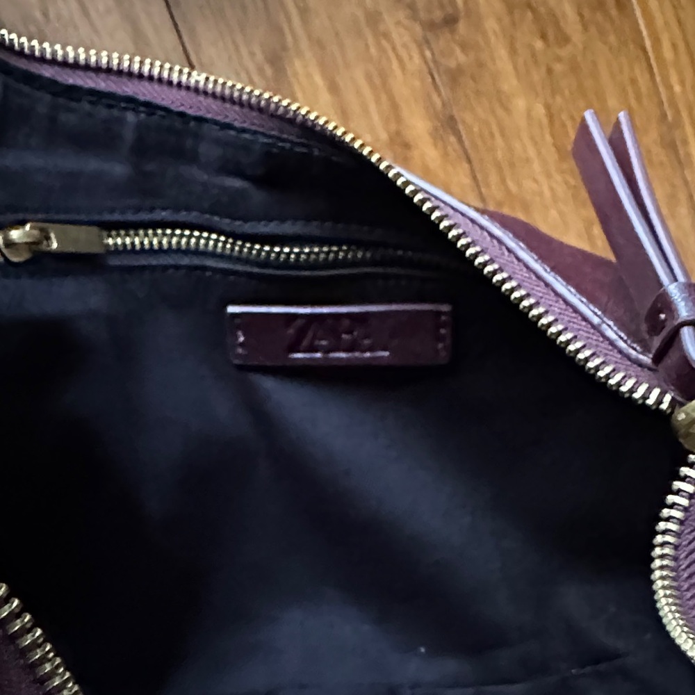 Zara Burgundy Hobo Bag - Picture 4 of 4